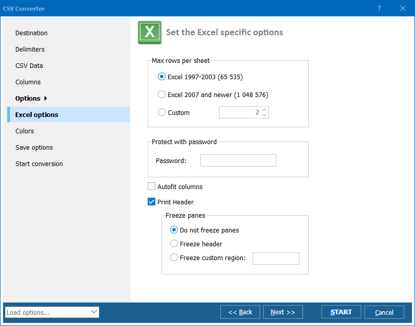 converter csv para excel